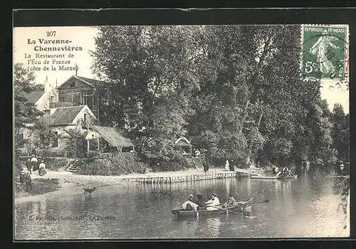 AK La Varenne-Cheneviére, Le restaurant de l`Écu de France