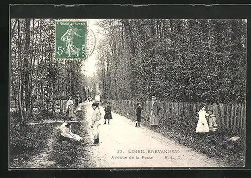 AK Limeil-Brevannes, Avenue de la Poste