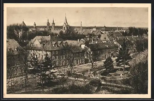 AK Villingen / Schwarzwald, Ortspartie aus der Vogelschau