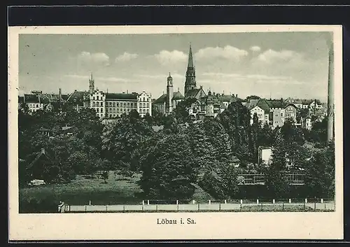 AK Löbau i. Sa., Panorama