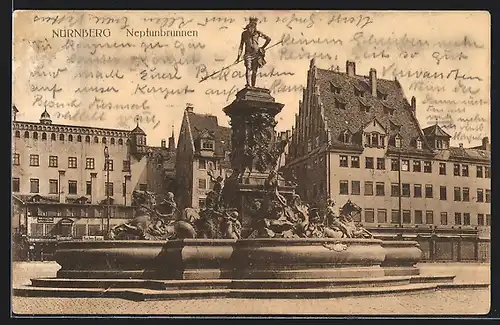 AK Nürnberg, Neptunbrunnen