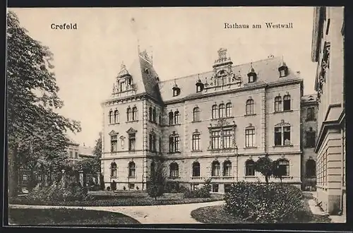 AK Krefeld, Rathaus am Westwall