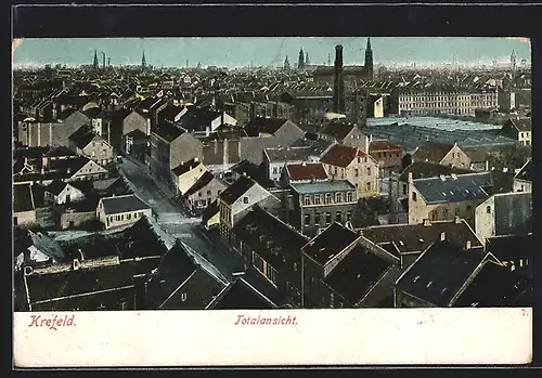 AK Krefeld, Totalansicht