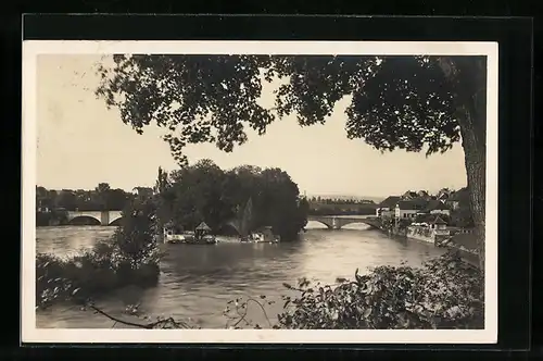 AK Rheinfelden, Blick gegen die Insel