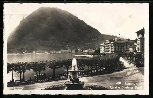 AK Lugano, Quai e Fontana Bossi