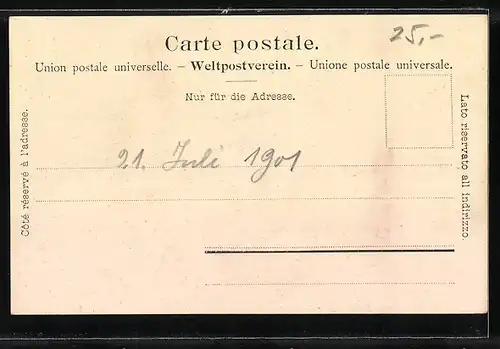 AK Vitznau, Ortsansicht mit Rigibahn