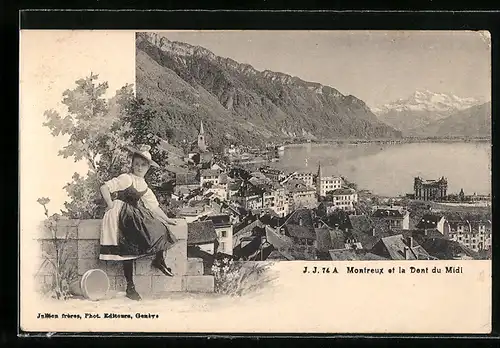 AK Montreux, Panorama et la Dent du Midi