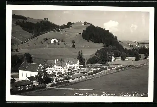 AK Gonten, Ansicht vom Kloster Leiden Christi