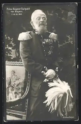 AK Prinzregent Luitpold in Galauniform