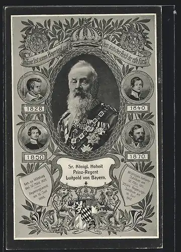 AK Sr. Königl. Hoheit Prinzregent Luitpold