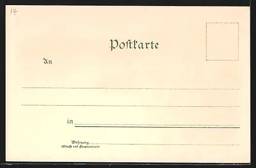 Lithographie Bremen, Ansicht mit Rathaus, Dom und Börse, Partie an der Weser