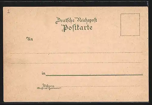 Lithographie Bonn, Gesamtansicht von Beuel, Ernst Moritz Arndt Denkmal, Münsterkirche