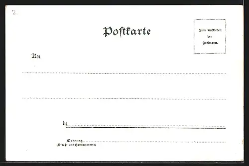 Lithographie Bonn, Panorama, Münster-Kirche und Universität