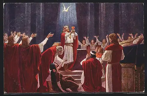 AK Parsival besteigt den Thron, Szene