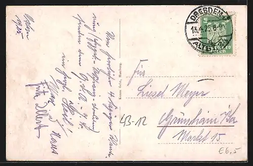 AK Wandervögel musizieren auf einem Feldweg