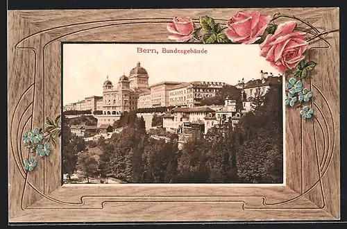 AK Bern, Blick auf das Bundesgebäude