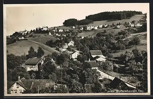 AK Walzenhausen / Appenzell, Teilansicht aus der Vogelschau