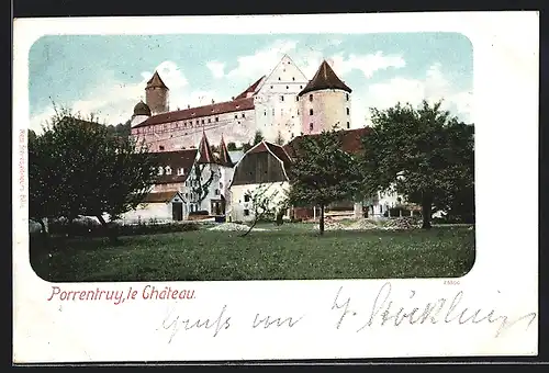 AK Porrentruy, Chateau, Schloss von nahem