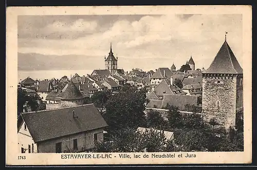 AK Estavayer-le-Lac, Ville, lac de Neuchatel et Jura