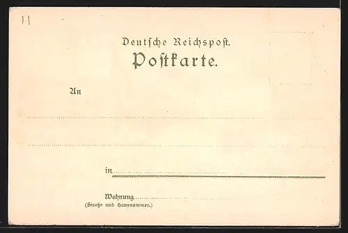 Künstler-AK Heinrich Kley: Hamburg-Uhlenhorst, Gasthaus Uhlenhorster Fährhaus