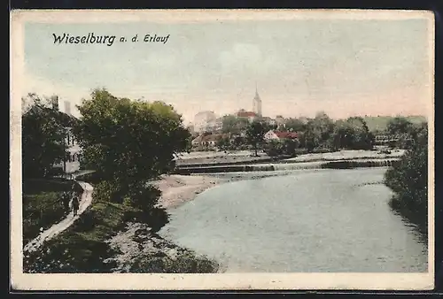 AK Wieselburg a. d. Erlauf, Flusspartie
