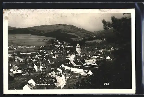 AK Pottenstein a. d. Tr., Ortsansicht mit Kirche