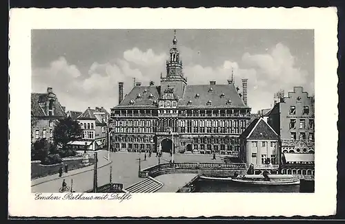 AK Emden, Rathaus mit Delft
