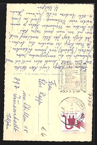 AK Villingen, ehemalige Franziskanerkirche