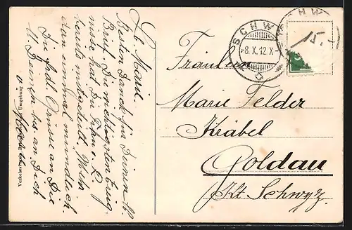 AK Bremgarten, Riesenlinde mit Einsiedler