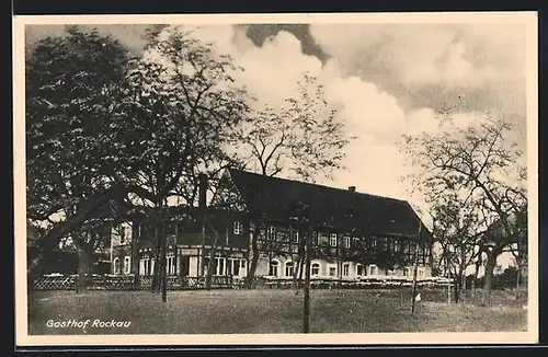 AK Dresden-Rockau, Kinderferienlager Gasthof Rockau