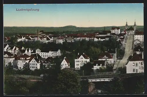 AK Ludwigsburg in Wttbg., Gesamtansicht