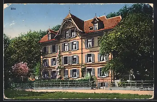 AK Rämismühle, Villa Silo mit Vorgarten