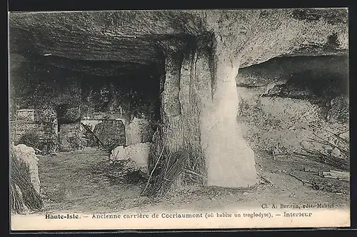 AK Haute-Isle, Ancienne carriere de Cocriaumont, Interieur