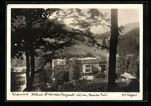 AK Görbersdorf, Blick auf das Marien-Haus