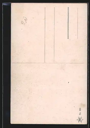 Künstler-AK Kränzle: Engel segnet betendes Fräulein