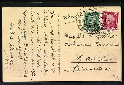 AK Frankfurt a. M., Zeil mit Strassenbahn, Strassenpartie