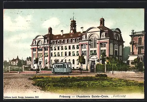 AK Fribourg, L`Académie Sainte-Croix, Strassenbahn