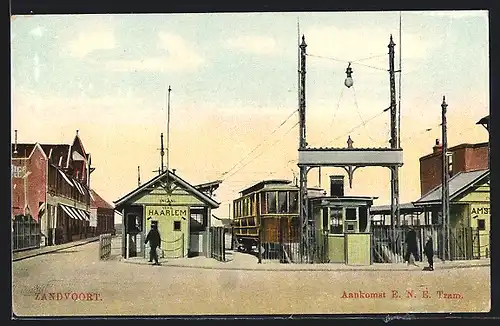 AK Zaandvoort, Bahnhof der Strassenbahn
