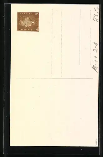 AK Altenburg, 36. Deutscher Philatelistentag 1930, Ausstellung, die Roten Spitzen, Ganzsache