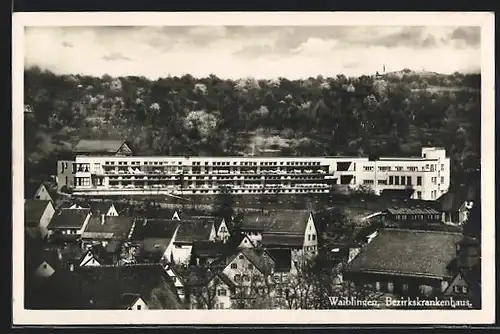 AK Waiblingen, Bezirkskrankenhaus am Berghang