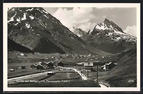 AK Galtür, Paznauntal mit Ballunspitze