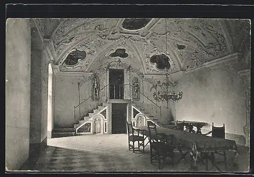 AK Riegersburg i. Steierm., Schloss Riersburg, Weisser Speisesaal