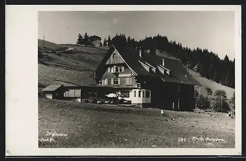 AK Bregenz, Gasthof mit Pfänder und Dohle