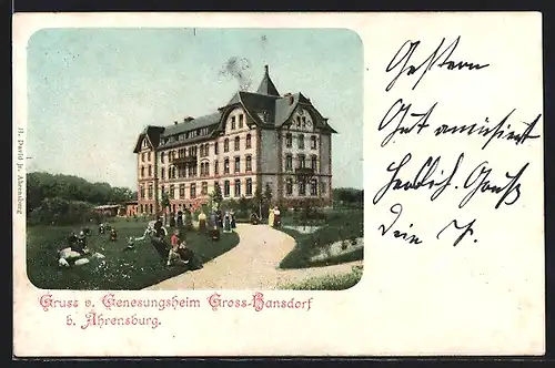 AK Grosshansdorf, Genesungsheim