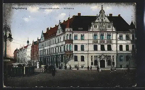 AK Magdeburg, Olvenstedterstrasse, Wilhelma, Kutsche