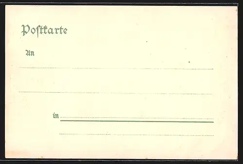 Lithographie Berlin-Tegel, Humboldt-Denkmal, Berlinerstrasse, Schloss