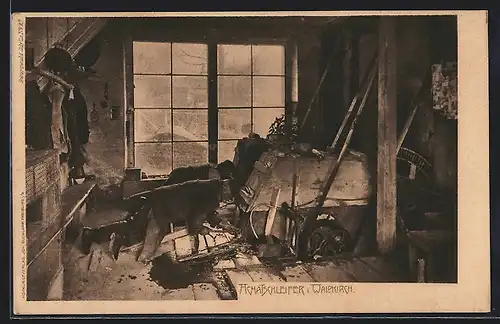 AK Waldkirch, Achatschleifer bei der Arbeit