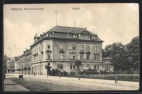 AK Dessau, Klinik in der Mariannenstrasse