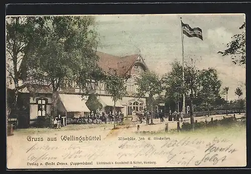 AK Hamburg-Wellingsbüttel, Cafe Alsterhöhe von E. Michelsen