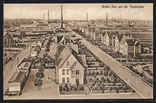 AK Grube Ilse /N.-L., Gesamtansicht aus der Vogelschau